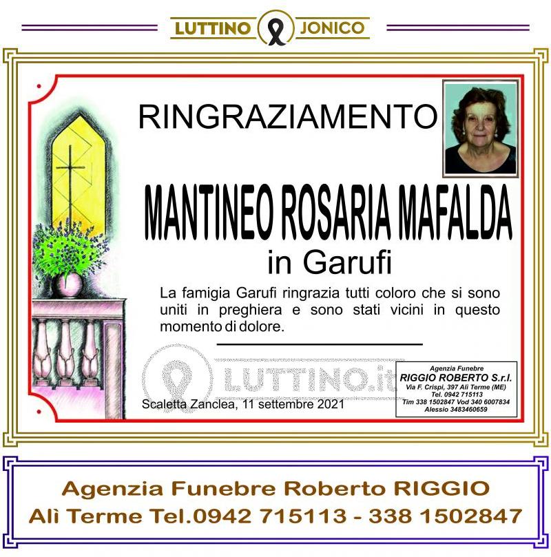 Rosaria Mafalda  Mantineo 